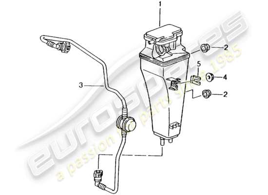 a part diagram from the Porsche 996 GT3 parts catalogue