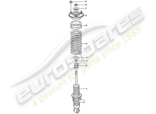 a part diagram from the Porsche 996 GT3 parts catalogue