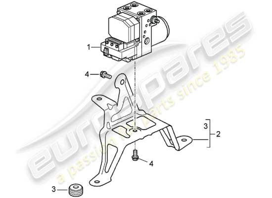 a part diagram from the Porsche 996 GT3 parts catalogue