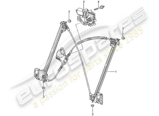 a part diagram from the Porsche 996 GT3 parts catalogue