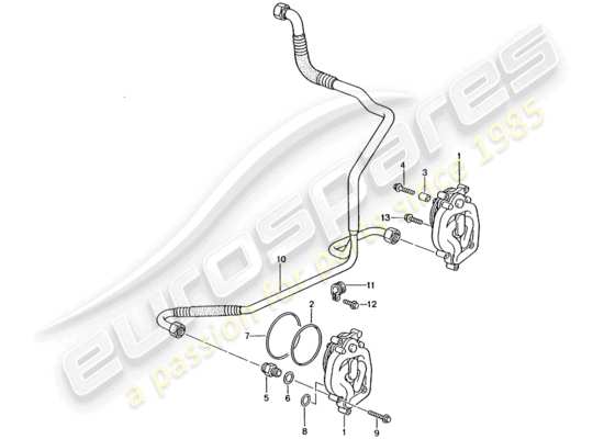 a part diagram from the Porsche 996 GT3 parts catalogue