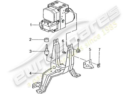 a part diagram from the Porsche 996 GT3 parts catalogue