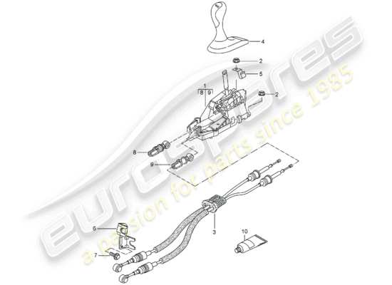 a part diagram from the Porsche 996 GT3 (2005) parts catalogue