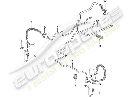 a part diagram from the Porsche 996 T/GT2 parts catalogue