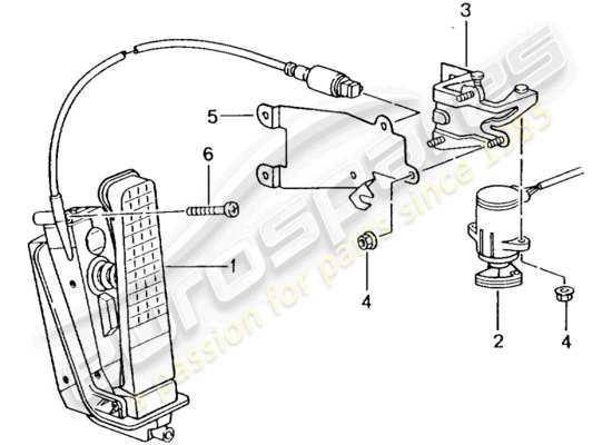 a part diagram from the Porsche 996 T/GT2 parts catalogue