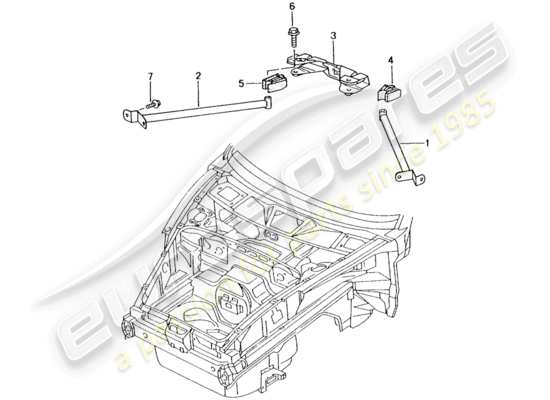 a part diagram from the Porsche 996 T/GT2 parts catalogue