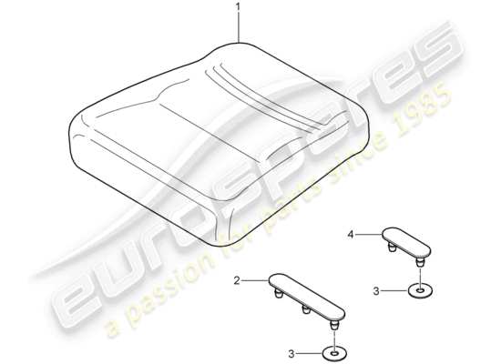 a part diagram from the Porsche 996 T/GT2 parts catalogue