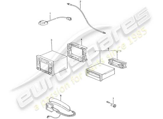 a part diagram from the Porsche 996 T/GT2 parts catalogue