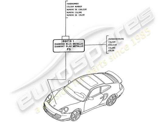 a part diagram from the Porsche 996 T/GT2 (2002) parts catalogue
