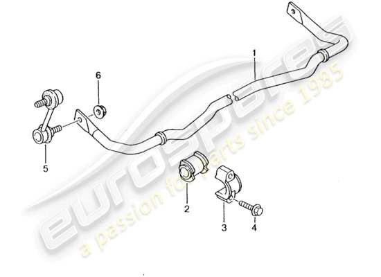 a part diagram from the Porsche 996 T/GT2 parts catalogue