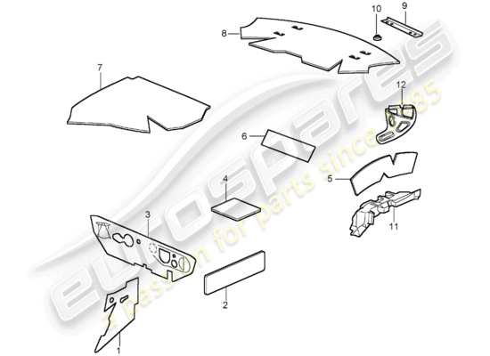 a part diagram from the Porsche 996 T/GT2 parts catalogue