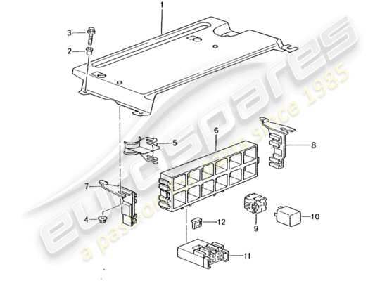 a part diagram from the Porsche 996 T/GT2 parts catalogue