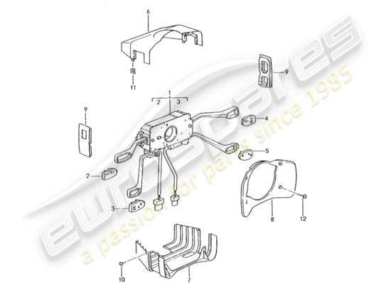 a part diagram from the Porsche 996 T/GT2 parts catalogue