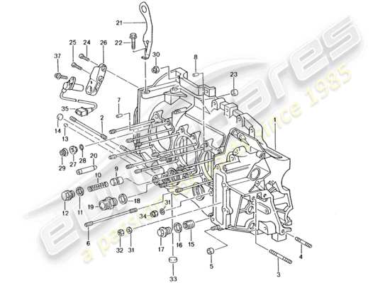 a part diagram from the Porsche 996 T/GT2 (2003) parts catalogue