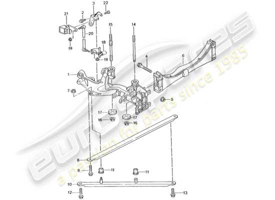 a part diagram from the Porsche 996 T/GT2 parts catalogue