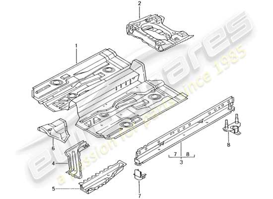 a part diagram from the Porsche 996 T/GT2 (2003) parts catalogue