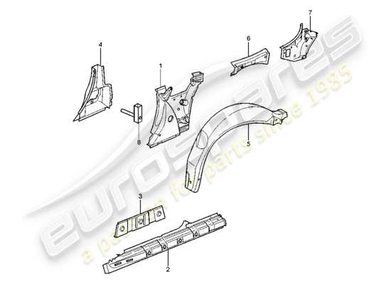 a part diagram from the Porsche 996 T/GT2 (2003) parts catalogue