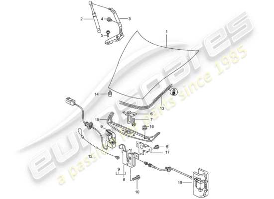 a part diagram from the Porsche 996 T/GT2 (2003) parts catalogue