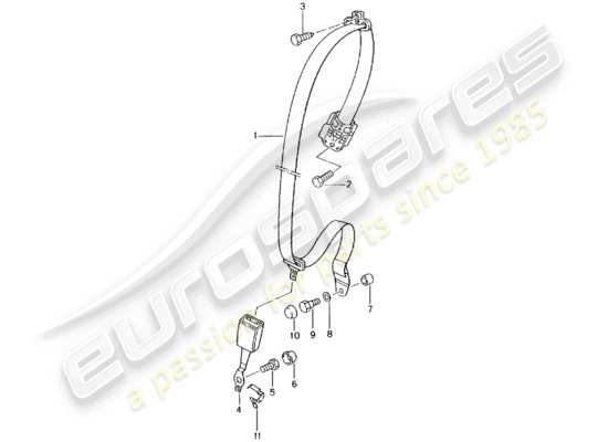 a part diagram from the Porsche 996 T/GT2 parts catalogue