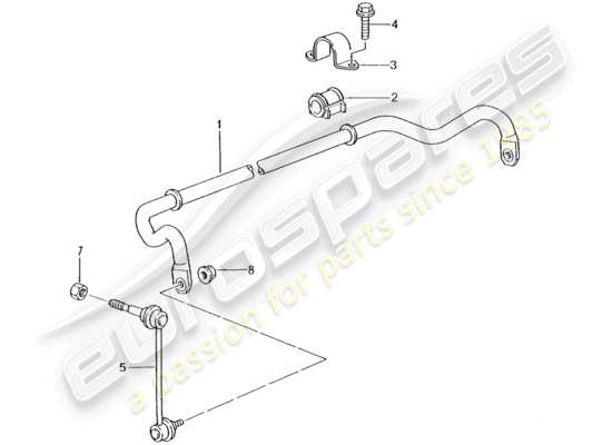 a part diagram from the Porsche 996 T/GT2 parts catalogue