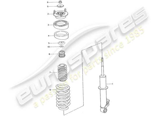 a part diagram from the Porsche 996 T/GT2 parts catalogue