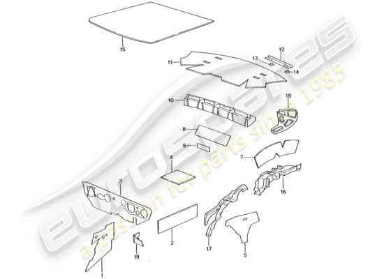 a part diagram from the Porsche 996 T/GT2 parts catalogue