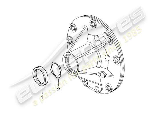 a part diagram from the Porsche Boxster 986 parts catalogue