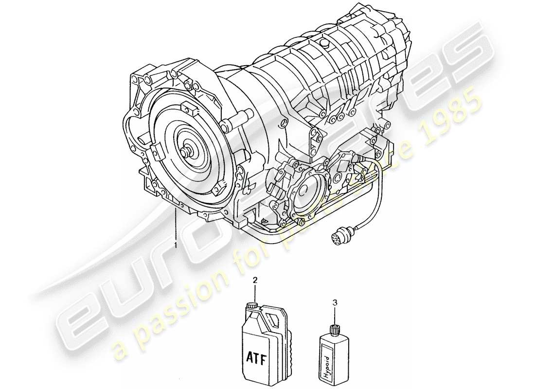 Porsche Boxster 986 (1998) tiptronic Part Diagram