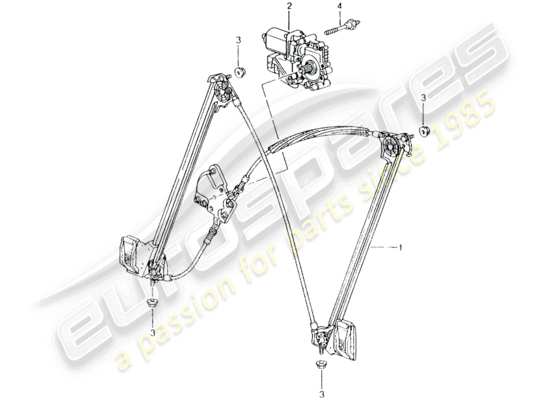 a part diagram from the Porsche Boxster 986 parts catalogue