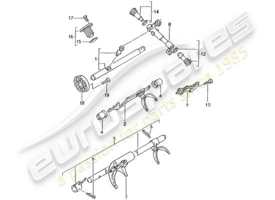 a part diagram from the Porsche Boxster 986 parts catalogue