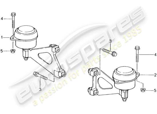 a part diagram from the Porsche Boxster 986 (1999) parts catalogue