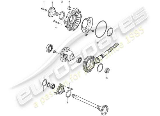 a part diagram from the Porsche Boxster 986 parts catalogue