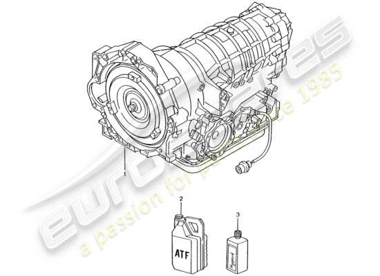 a part diagram from the Porsche Boxster 986 parts catalogue