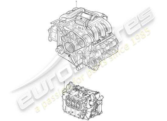 a part diagram from the Porsche Boxster 986 parts catalogue