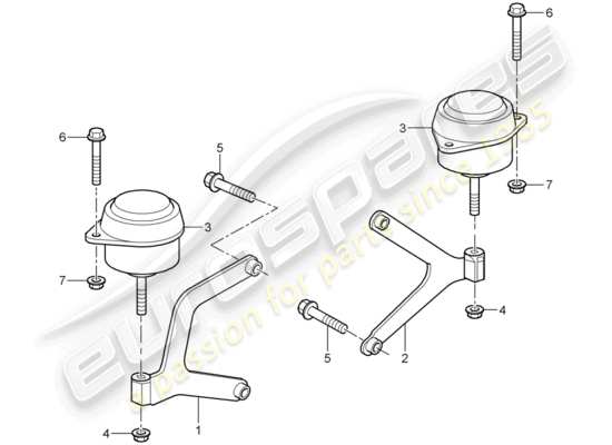 a part diagram from the Porsche Boxster 986 (2002) parts catalogue