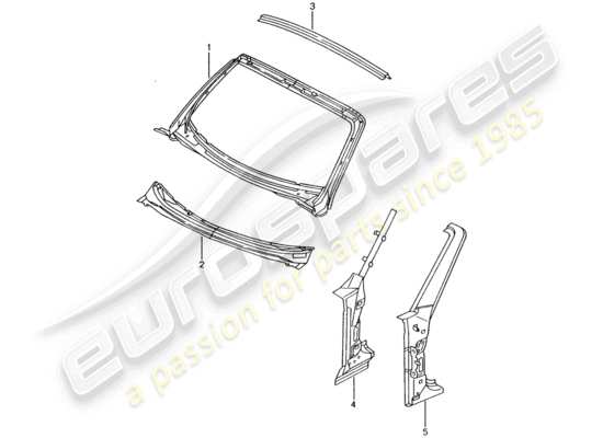 a part diagram from the Porsche Boxster 986 (2002) parts catalogue