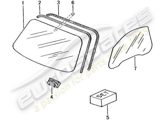 a part diagram from the Porsche Boxster 986 parts catalogue