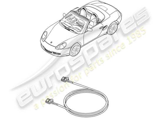 a part diagram from the Porsche Boxster 986 parts catalogue