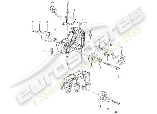 a part diagram from the Porsche Boxster 986 (2003) parts catalogue