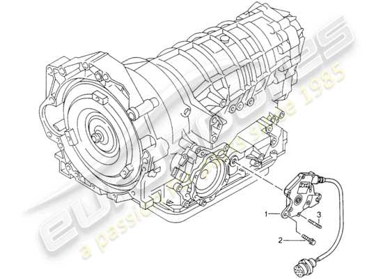 a part diagram from the Porsche Boxster 986 parts catalogue