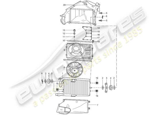 a part diagram from the Porsche Carrera GT parts catalogue