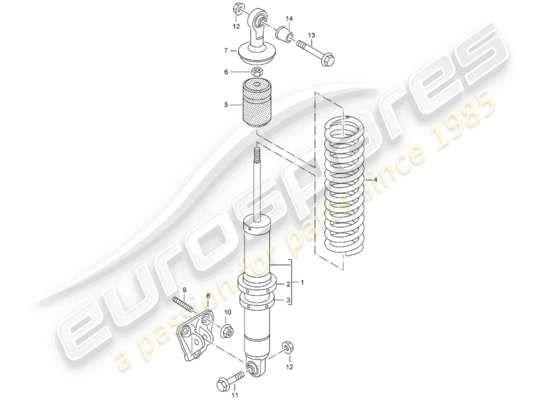 a part diagram from the Porsche Carrera GT parts catalogue