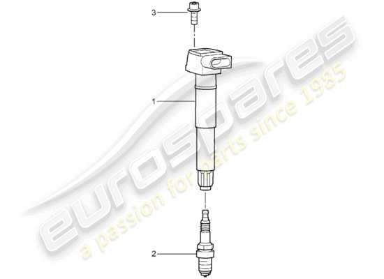 a part diagram from the Porsche Carrera GT (2005) parts catalogue