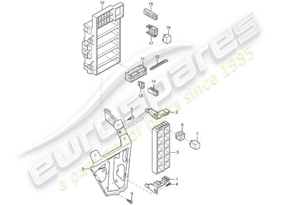 a part diagram from the Porsche Carrera GT (2006) parts catalogue