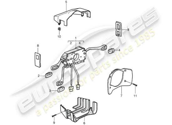 a part diagram from the Porsche Carrera GT (2006) parts catalogue