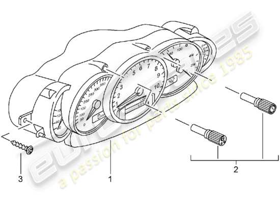 a part diagram from the Porsche Carrera GT parts catalogue