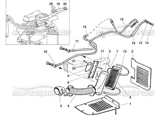 a part diagram from the Ferrari 355 Challenge (1999) parts catalogue