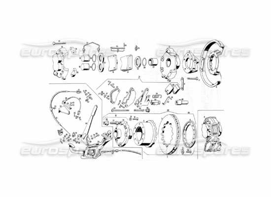 a part diagram from the Maserati Indy 4.2 parts catalogue