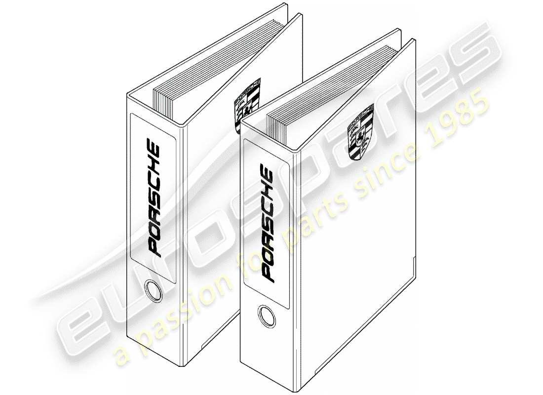 Porsche After Sales lit. (1975) WORKSHOP DOCUMENTS Part Diagram