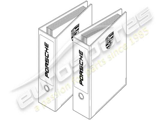 a part diagram from the Porsche After Sales lit parts catalogue